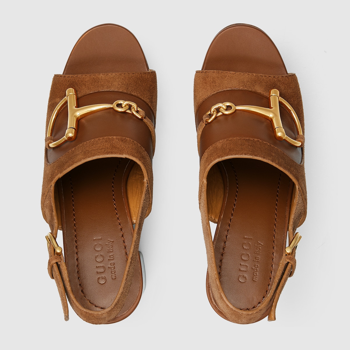 Gucci Women’s platform sandal with Horsebit - Image 2